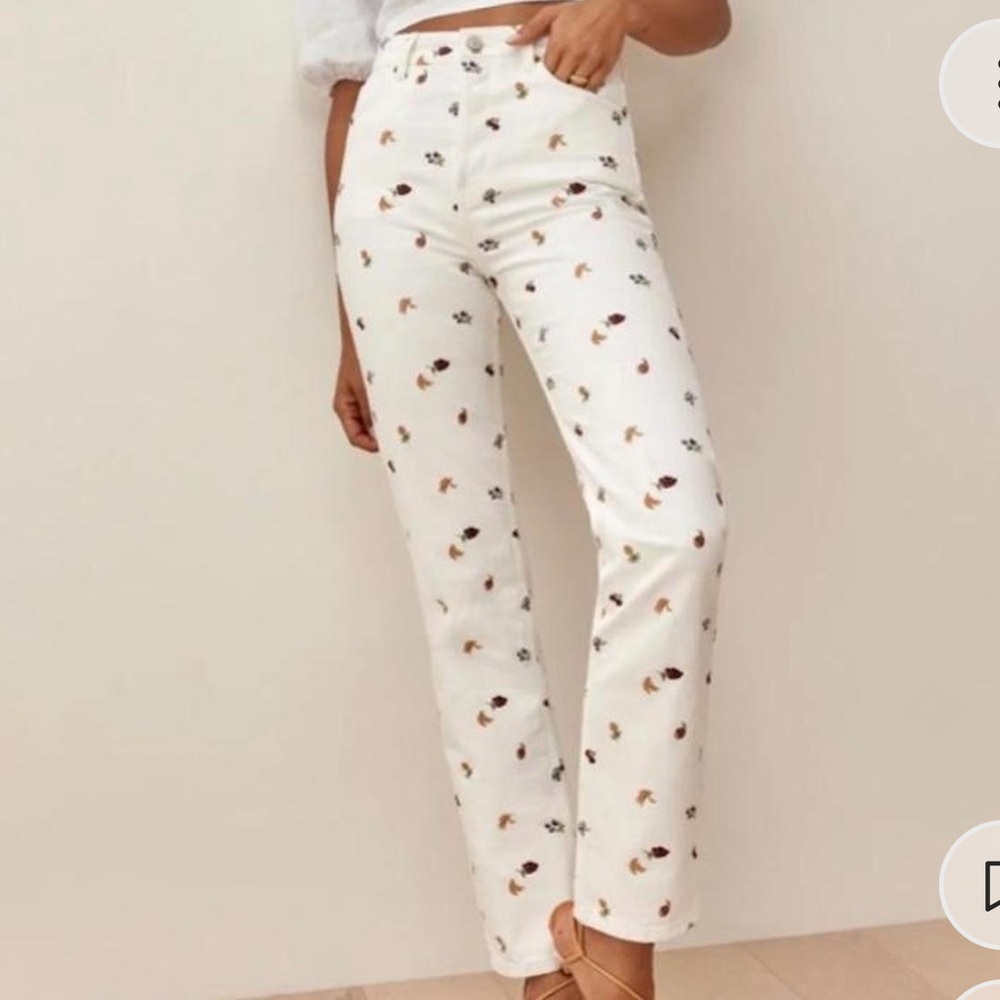 Reformation jeans fruitloops
